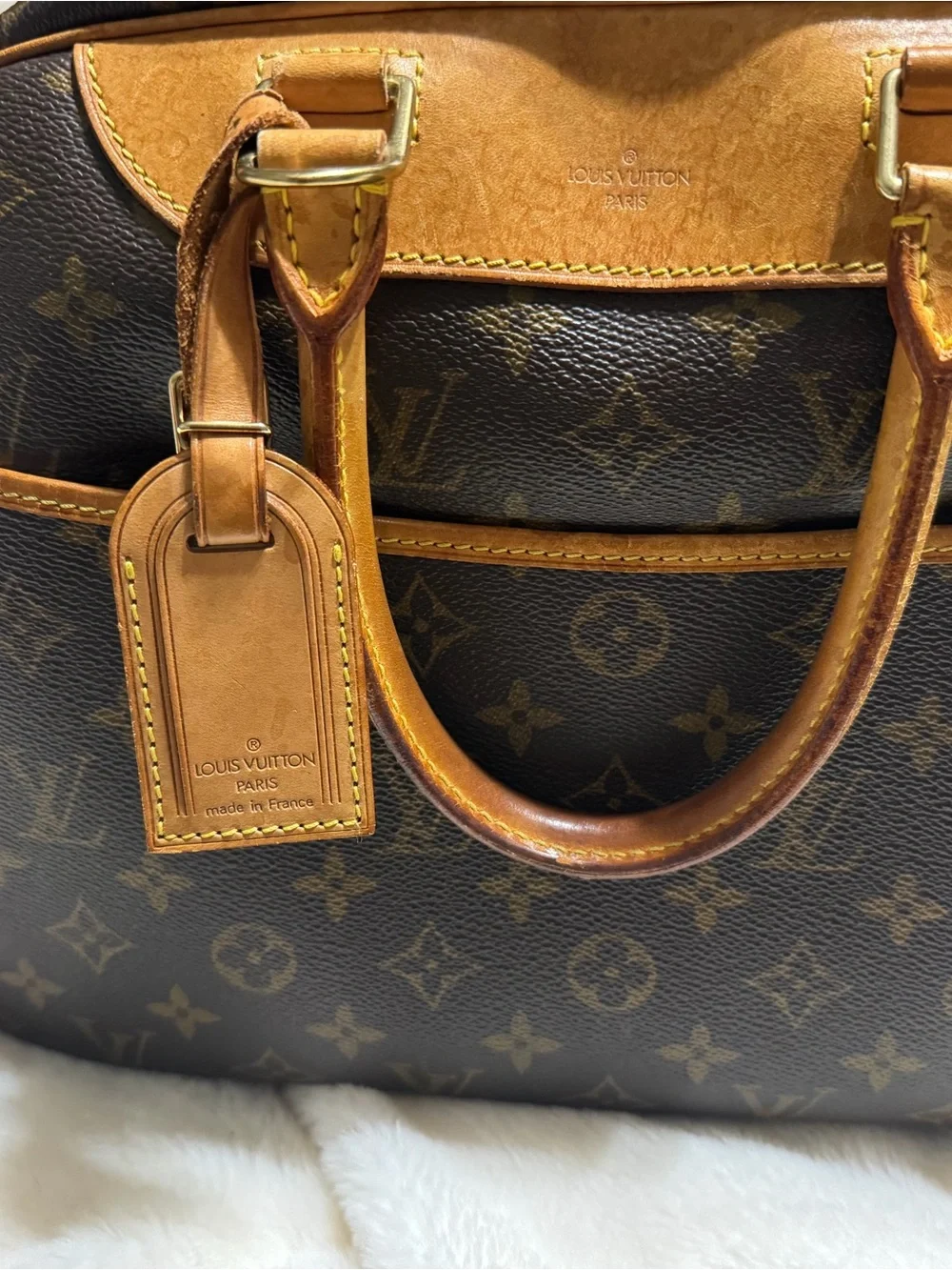 Louis Vuitton Interior Canvas with Vachetta Leather Trim Deauville